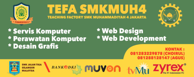 Plang TEFA SMK Muhammadiyah 4 Teaching Factory SMK Muhammadiyah 4