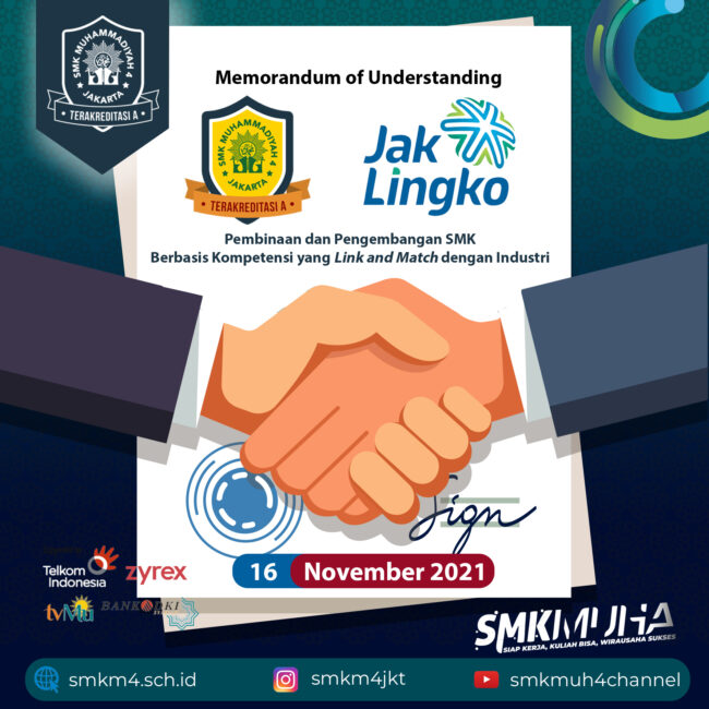 MoUjaklingko2021 copy Jaklingko dan SMK Muhammadiyah 4 Jakarta kerja sama "link and match"