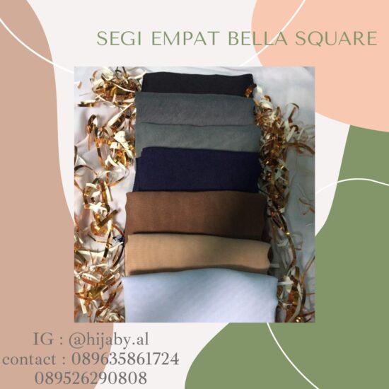 kerudung Segiempat Bella Square